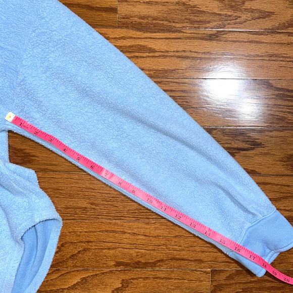 Boys Lie Baby Blue Inside Out Fleece Pamela Cherub Logo Shirt Jacket One Size - Picture 11 of 11